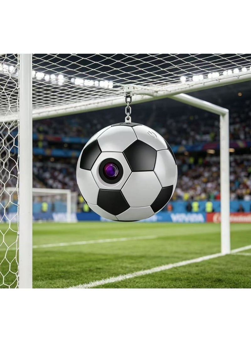 Mini Football Camera 1080P HD Sports WIFI Camera Auto Focus Portable Wireless Keychain Camera Outdoor Photography Backpack Charm World Cup Gift - Image 1
