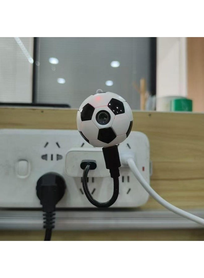 Mini Football Camera 1080P HD Sports WIFI Camera Auto Focus Portable Wireless Keychain Camera Outdoor Photography Backpack Charm World Cup Gift - Image 2