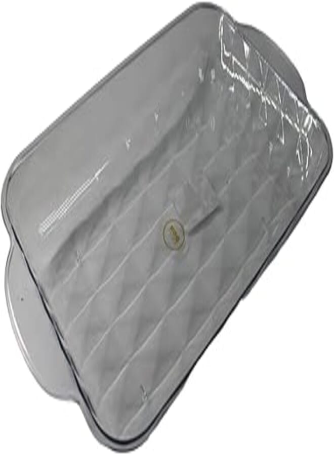 Fresh Fresh 1 Pcs Rectangular Decorative Tray Cosmetic Storage Case, Acrylic Creative Multifunctional Plastic Food Storage Trays Food and Drink Trays, Storage Holder for Snack Food Dried Fruit (Clear) 