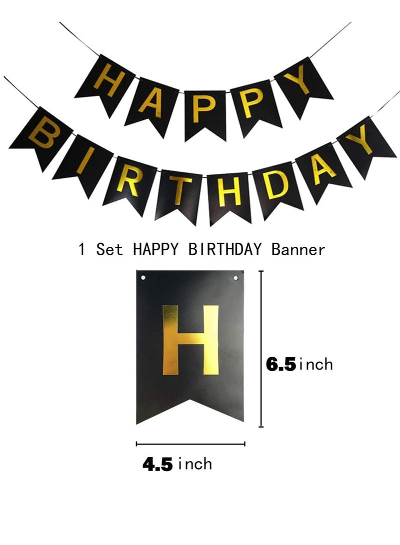 HK Balloons Pack of 68 Pcs Unicorn Themed Birthday Decorations Items Combo Set Kit with Happy Birthday Bunting banner, Unicorn Foil balloons, Metallic Balloons & Star shaped foil balloons - Image 2
