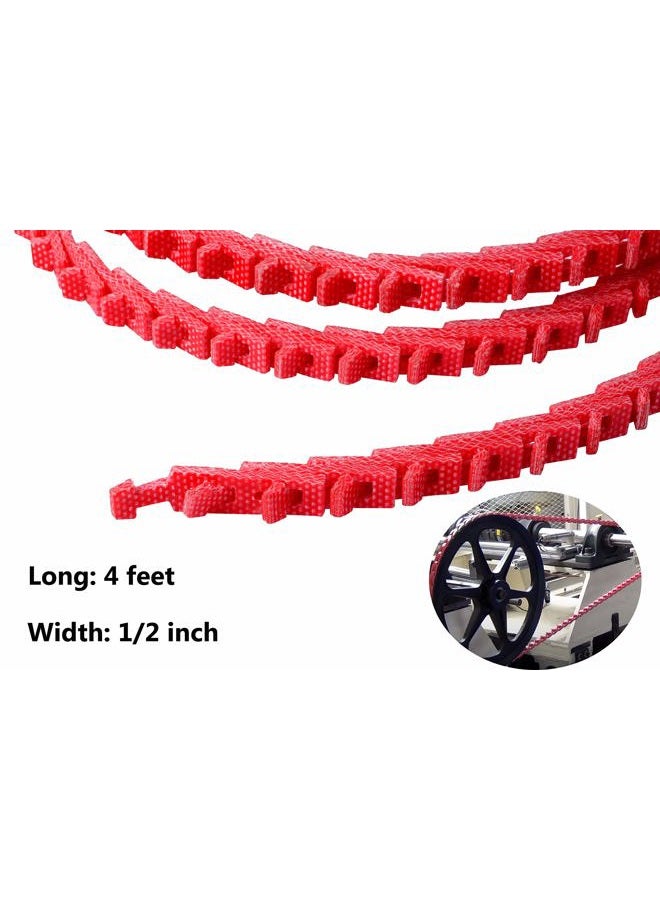 Ketofa 4FT Power Twist V-Belt 1/2-Inch x 4 Feet A Type,Adjustable Link V - Belt Type A Perfect for Lathes, Drill Press, Table Saws and Other Woodworking Tools - Image 2
