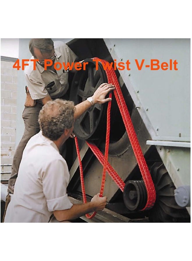 Ketofa 4FT Power Twist V-Belt 1/2-Inch x 4 Feet A Type,Adjustable Link V - Belt Type A Perfect for Lathes, Drill Press, Table Saws and Other Woodworking Tools - Image 4