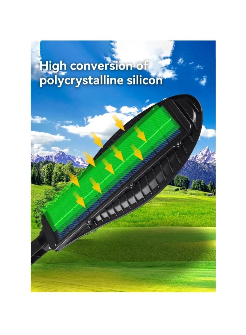 "Solar Light –  Waterproof Outdoor Street Lamp with Remote Control, Motion Sensor & Energy-Saving LED for Home & Garden" White - Image 2