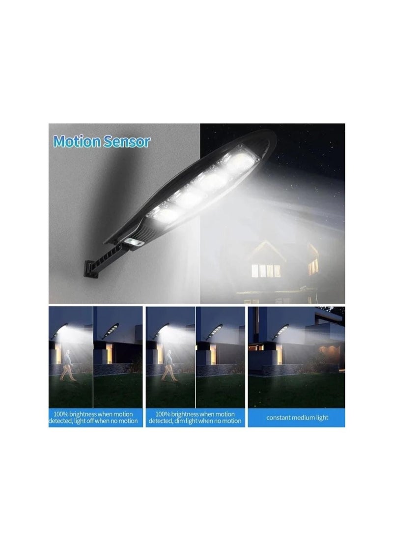 "Solar Light –  Waterproof Outdoor Street Lamp with Remote Control, Motion Sensor & Energy-Saving LED for Home & Garden" White - Image 4