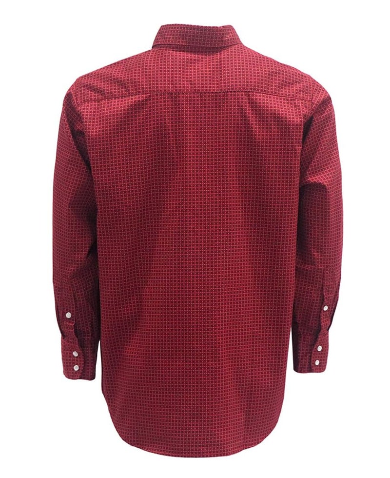 BOCOMAL FR Shirts for Men Printed Plaid Flame Resistant Clothing 6.5oz Cotton Button Up Welding Shirts NFPA2112 CAT2 - Image 3