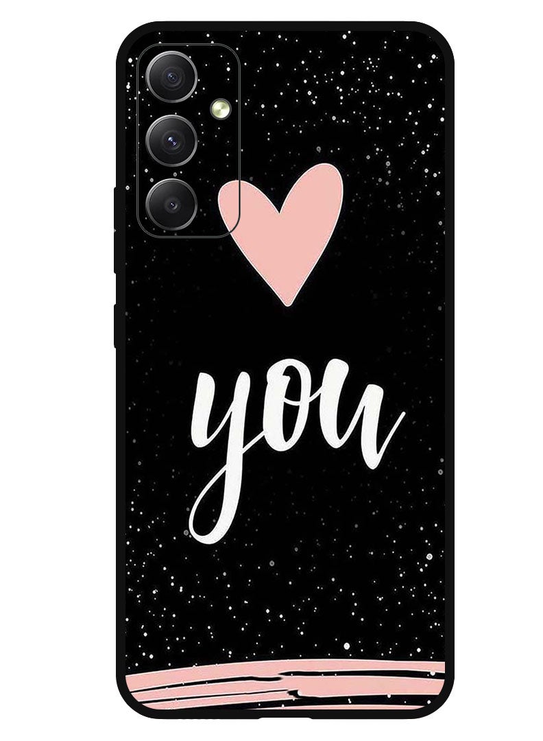 Theodor Protective Case Anti Scratch Shock Proof Bumper Cover For Samsung Galaxy M34 5G Love You - Image 1