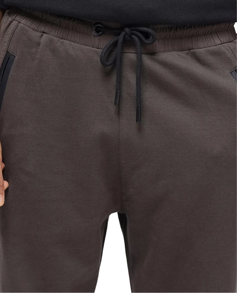 Rare Rabbit Men's Heavy Weight Solid Track Pant