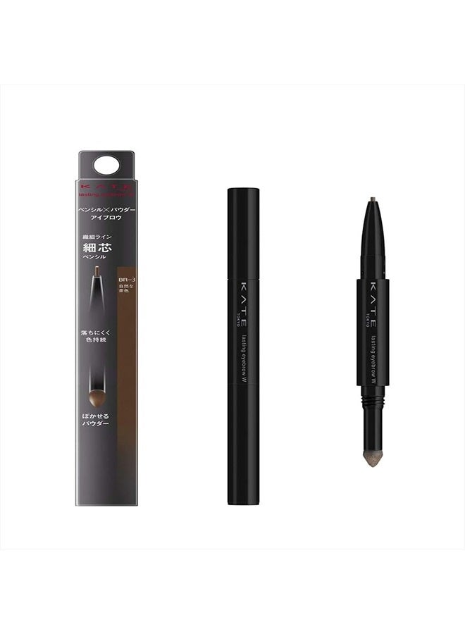 Kanebo Kate Lasting Design Eyebrow W - BR-3 (Harajuku Culture Pack)