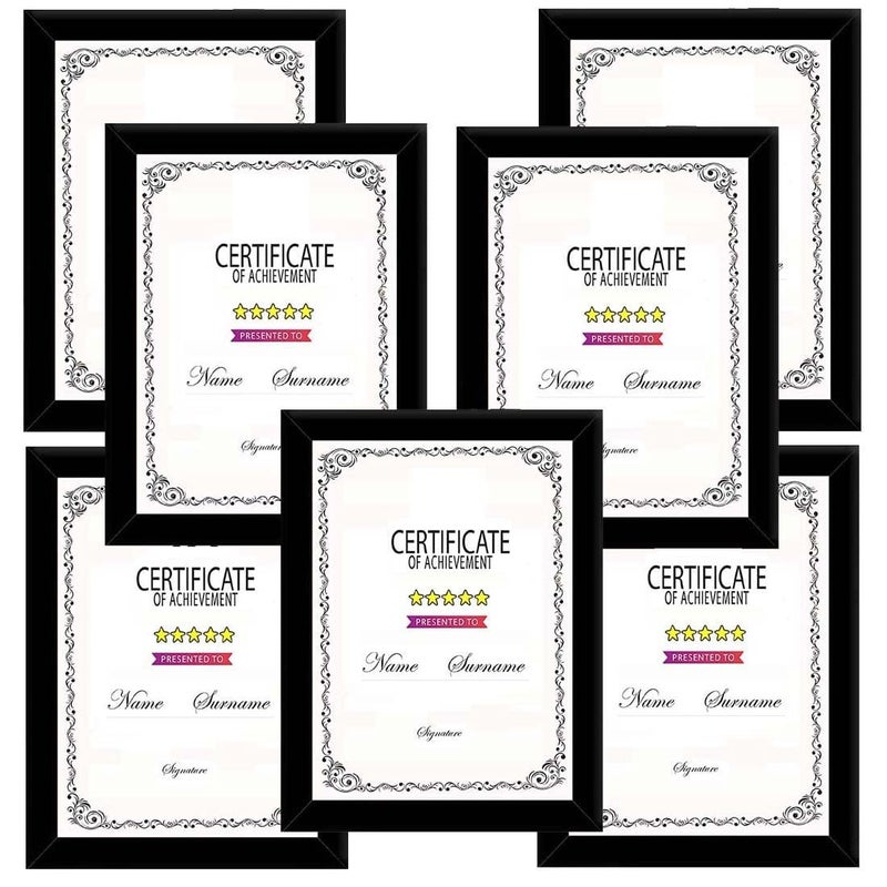 Stuthi Arts Wall Wood A4 Photo FrameBlack A47 Black