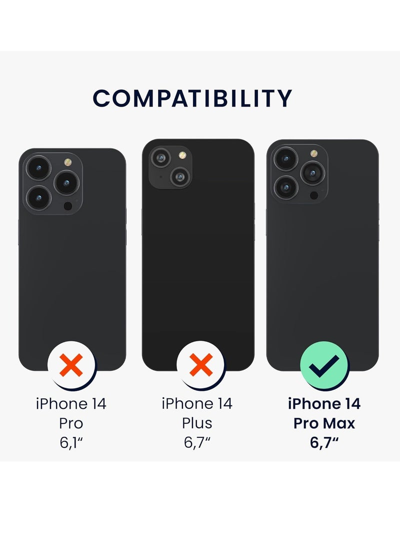 ELTRAZONE Apple iPhone 14 Pro Max 5-in-1 Clear Case Set – Includes Screen & Camera Protectors - Image 2