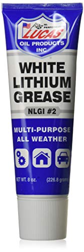 Lucas Oil 10533 White Lithium Grease 8 oz Squeeze Tube