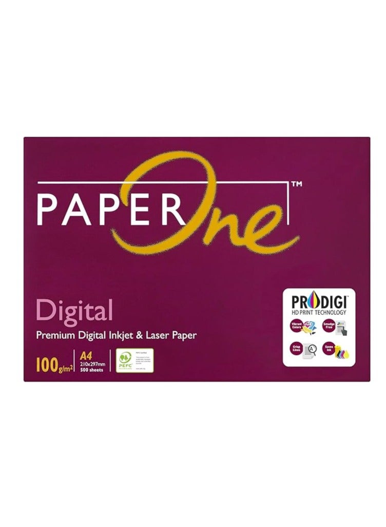 PaperOne ورق PaperOne™ الرقمي الممتاز، 100 جرام، مقاس A4، 500 ورقة في رزمة - Image 2