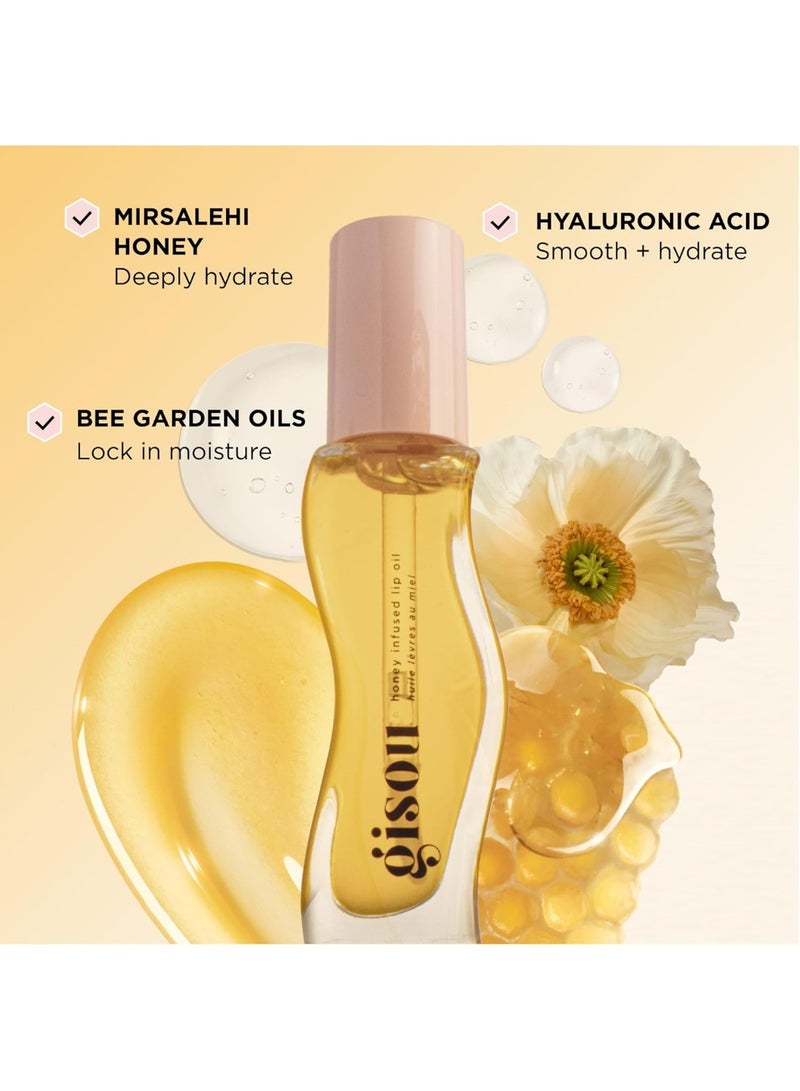 Gisou Honey Infused Hydrating Lip Oil 8ml - Image 3