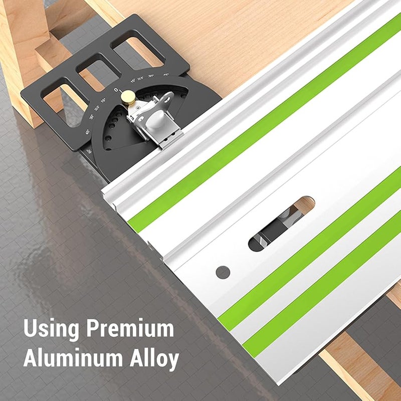 منشار تريتون المسار مربع قابل للتعديل زاوية دليل الألومنيوم 60 إلى 60 درجة أداة النجارة - Image 5