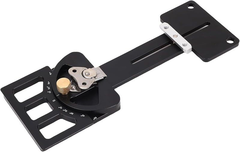 منشار تريتون المسار مربع قابل للتعديل زاوية دليل الألومنيوم 60 إلى 60 درجة أداة النجارة - Image 1