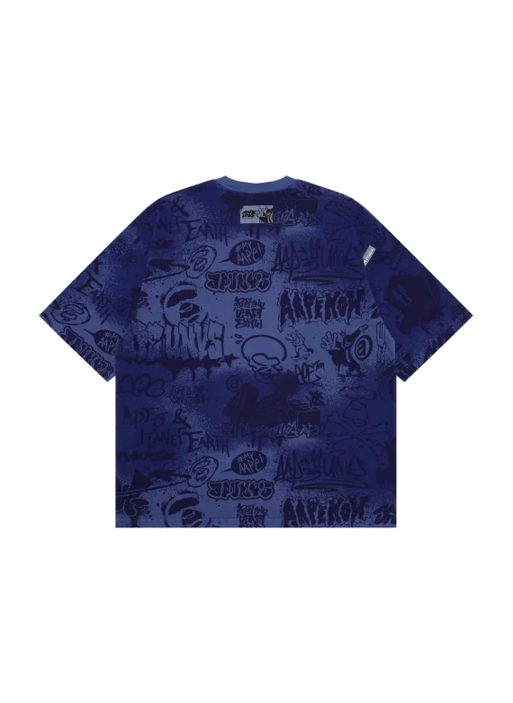 ايه ايه بي إي Moonface logo grafitti tee