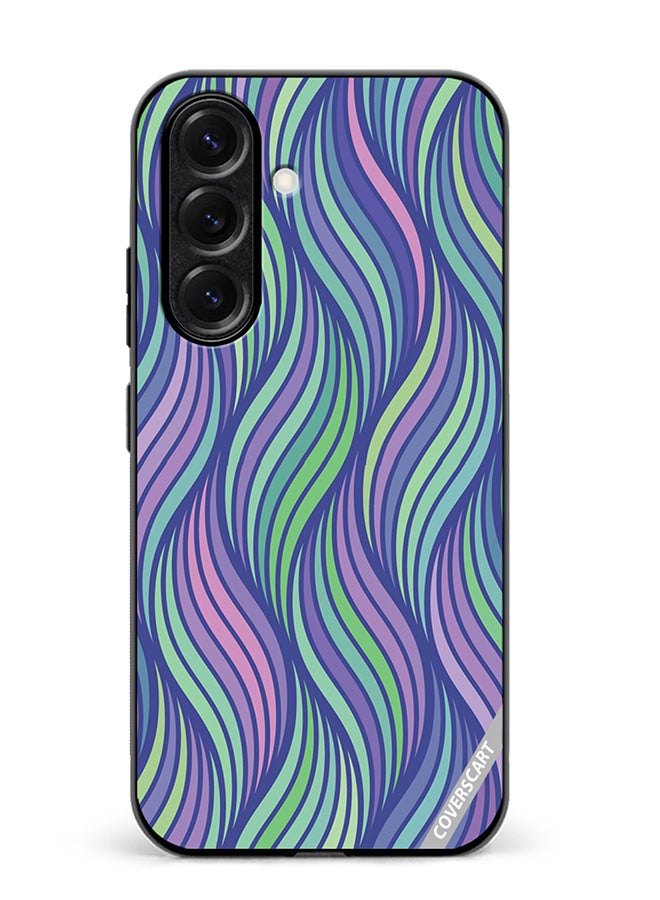 VR CREATIVE Protective Case Cover For Samsung Galaxy S25 Plus Strips Design Multicolour