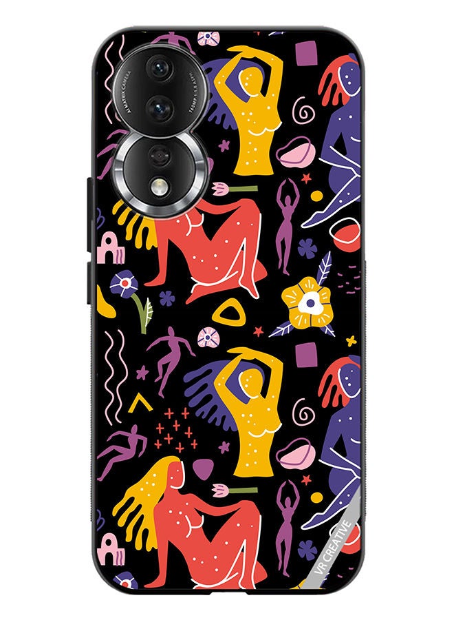 VR CREATIVE Protective Case Cover For Honor 80 Of Flat Matisse Style Design Multicolour - Image 1