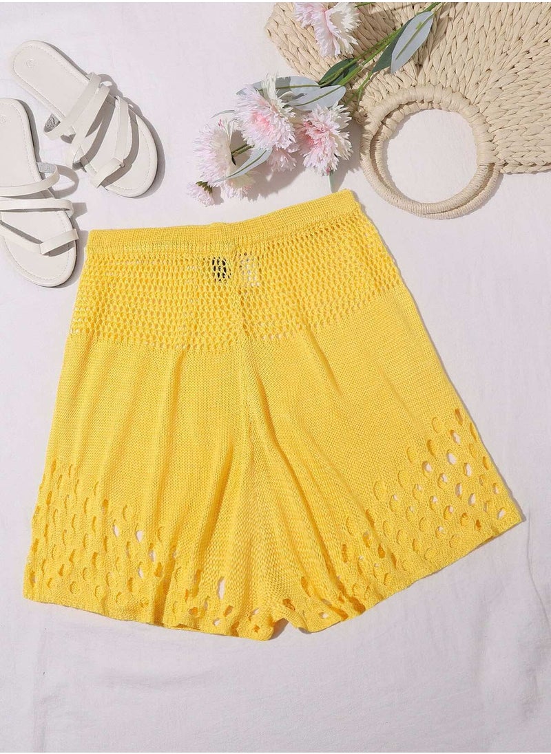 Solid Eyelet Detail Knit Shorts - pzsku/ZFB03D78B1484DDFEBBC6Z/45/_/1720967172/3a4cf6c8-e7d1-49a7-b1fc-41e96e1c6e4b