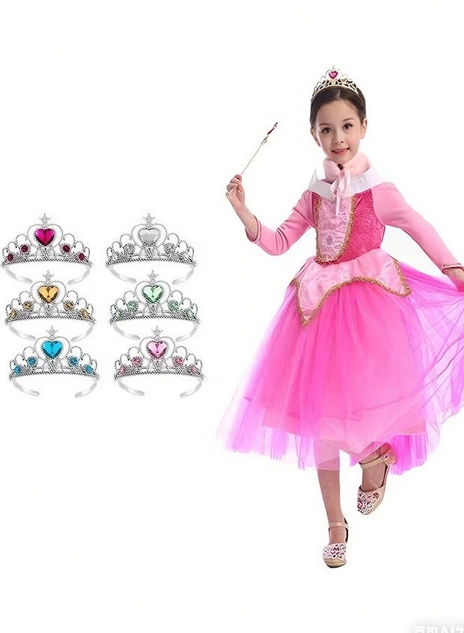 Happy D 6-Colours Princess Tiara Crown Set - Image 2