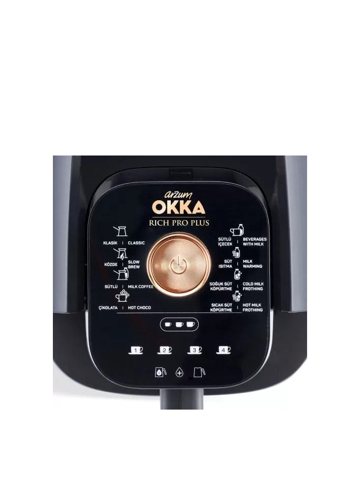 ارزوم اوكا ماكينة صنع القهوة التركية ريتش برو بلس 1.3 لتر OK0038-0400 - 700 W  - Image 2