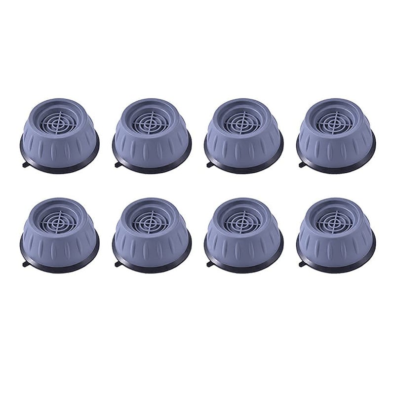 Tomex WZA 8Pc washing machine pads| Anti Vibration Pads Dryer| Trolleys vibration rubber| Washer Foot Pads |Suction Cup Feet| Fridge Washing Machine Feet Pads| Leveling Feet Anti Walk Pads| Shock Absorber Furniture Lifting Base |Washer Support| (2 SET)  - Image 1