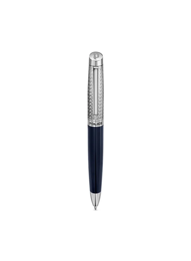 POLICE Candara.2 Textured Blue Enamel Pen for Men