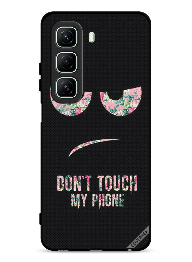 Covernex Infinix Hot 50 5G Protective Case Cover Don't Touch My Phone Floral - Image 1