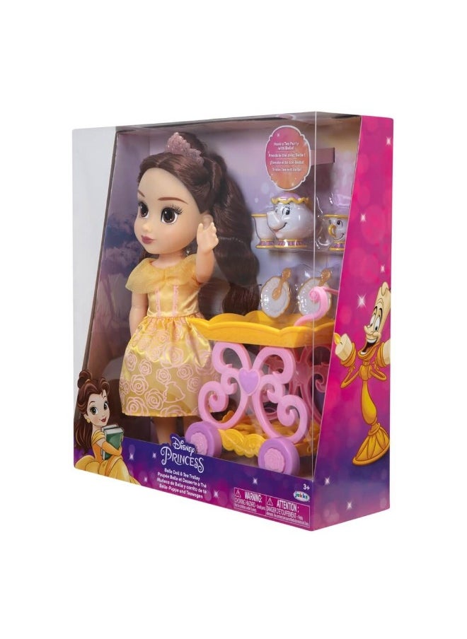 Disney Princess Belle Doll & Tea Trolley Playset  - Image 3
