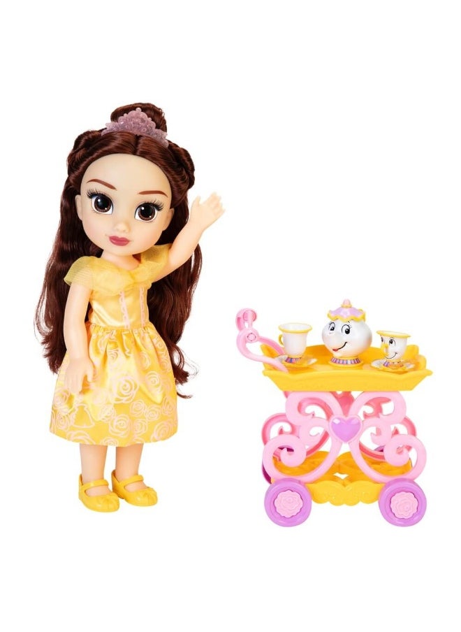 Disney Princess Belle Doll & Tea Trolley Playset  - Image 1