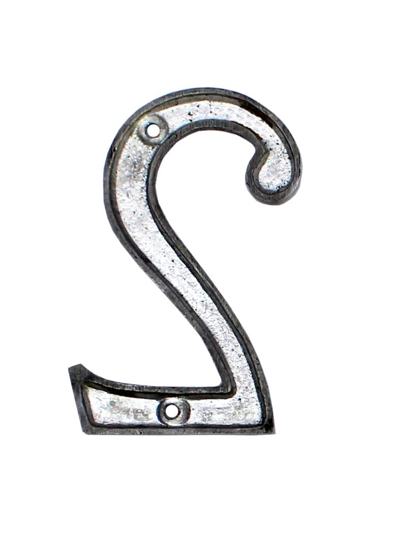 ESPLANADE eSplanade 4 Brass House Hotel Door Number Plaque Numeric Numerical Digit 09 2 Two  - Image 5
