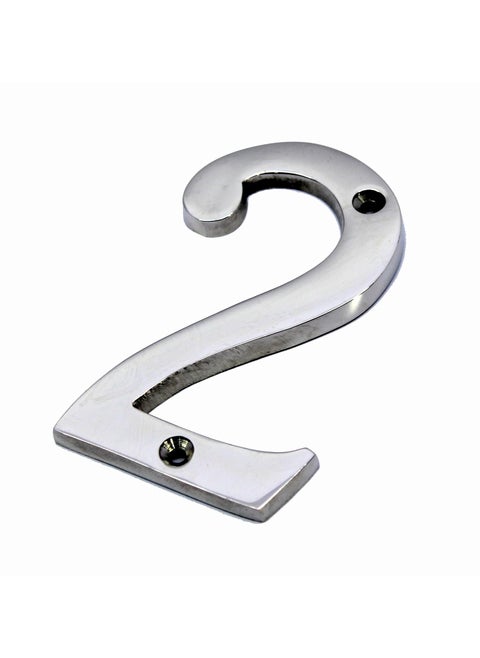 eSplanade 4 Brass House Hotel Door Number Plaque Numeric Numerical Digit 09 2 Two