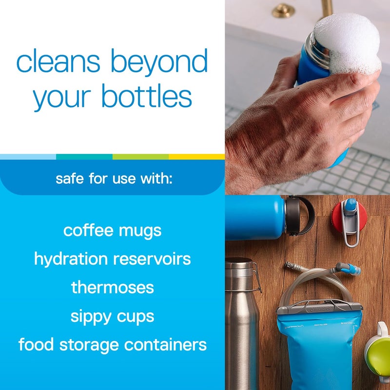 Bottle Bright Single Pack (12 Tablets)- Clean Stainless Steel, Thermos, Tumbler, Insulated and Reusable Water Bottles â€“Cleaning Tablets are Easy and Safe to Use - Image 3