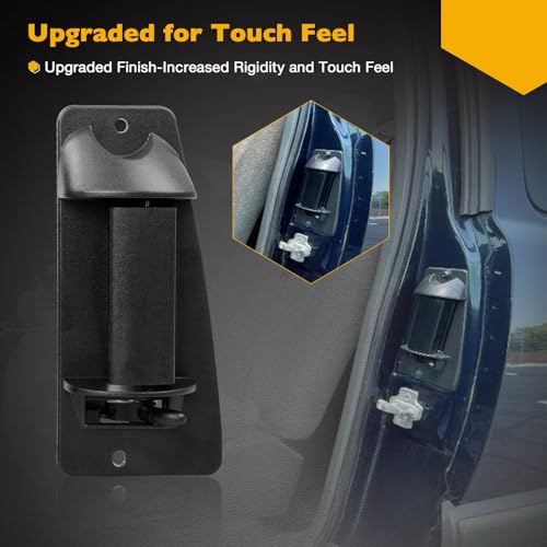 Gledewen مقبض باب خلفي يسار للسائق ويمين للراكب | لسيارات شيفروليه سيلفرادو GMC سييرا 1500 2500 3500 من 1999-2007 | بديل# 15758171، 15758172 - Image 5