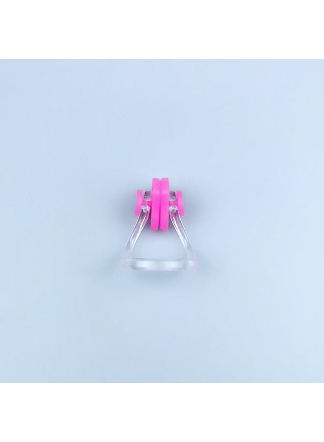 Generic Boxed Silicone Swimming Equipment Nose Clip Ear Plugs Protective Waterproofing Gear Outdoor Sports/swimming Accessories-Color:Bags Single Nose Clip Deep Powder - Image 1