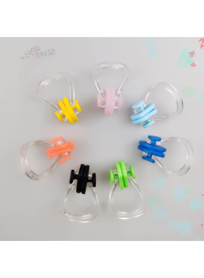 Generic Boxed Silicone Swimming Equipment Nose Clip Ear Plugs Protective Waterproofing Gear Outdoor Sports/swimming Accessories-Color:Bags Single Nose Clip Deep Powder - Image 2