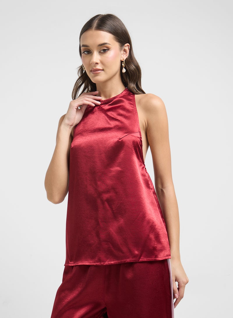 ELLA Halter Neck Top & Pant Set - Image 3