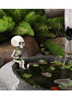 Mini Fishing Skeleton Statue Celebration 1 Pieces Musical Garden Skeleton Statue Set for Miniature Garden decor - pzsku/ZFB0464C3A16588050148Z/45/_/1726402164/8b3d6ac2-422e-4e0b-bca3-16f760eef1f4