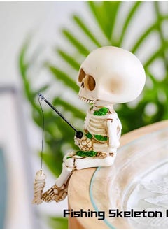 Mini Fishing Skeleton Statue Celebration 1 Pieces Musical Garden Skeleton Statue Set for Miniature Garden decor - pzsku/ZFB0464C3A16588050148Z/45/_/1726402174/cbf0d926-f3b3-4b8d-90f7-36aa664ea1d7