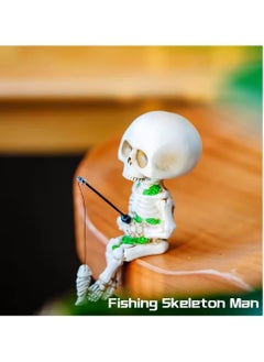 Mini Fishing Skeleton Statue Celebration 1 Pieces Musical Garden Skeleton Statue Set for Miniature Garden decor - pzsku/ZFB0464C3A16588050148Z/45/_/1726402235/0b9e01db-057d-45c4-bb0f-6af67dd5e86b