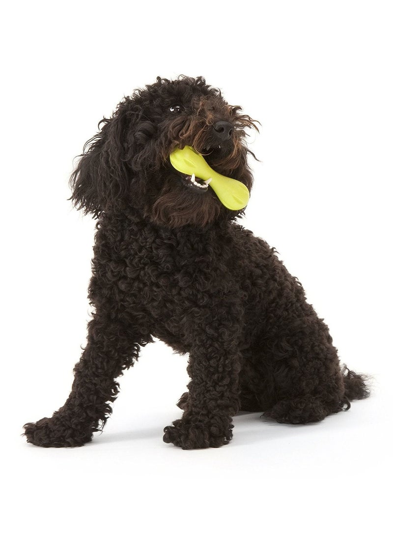 West Paw Design Hurley Dog Bone Toy Green Small - Image 2