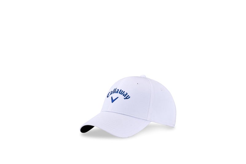 Callaway Unisex Adult Baseball Cap, White/Deep Cobalt - Image 1
