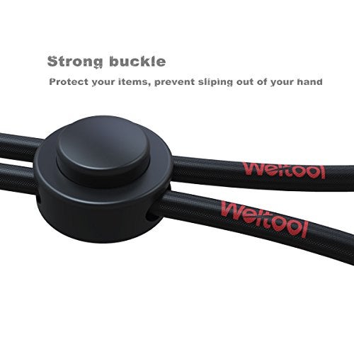 Weltool LA1 Flashlight Adjustable Hand Wrist Straps Lanyard 8.5 inches Lanyard with Movable Button for Phone, Camera, GoPro, PSP, Keychains, USB Flash Drives and More Device, Black - Image 5