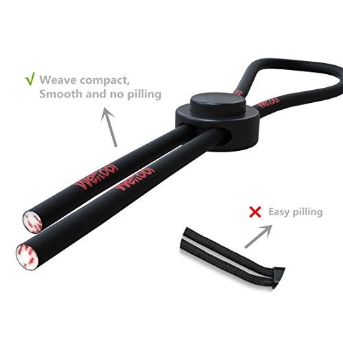 Weltool LA1 Flashlight Adjustable Hand Wrist Straps Lanyard 8.5 inches Lanyard with Movable Button for Phone, Camera, GoPro, PSP, Keychains, USB Flash Drives and More Device, Black - Image 3