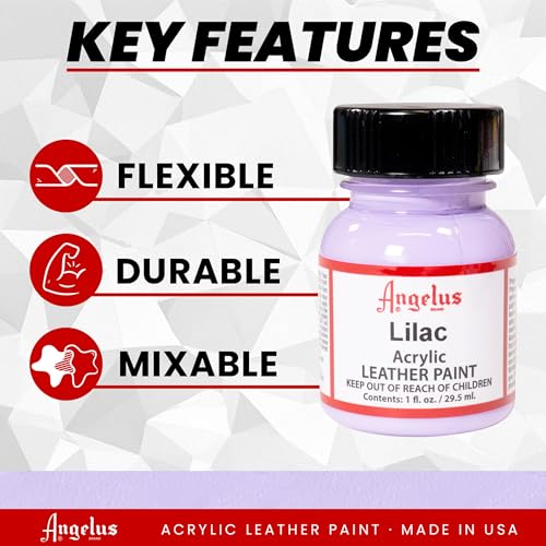 Angelus Angelus Lilac Acrylic Leather Paint - Image 2