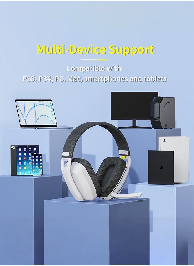 BINNUNE - BINNUNE BW06 2.4GHz Wireless Bluetooth Gaming Headset with Mic - Image 1