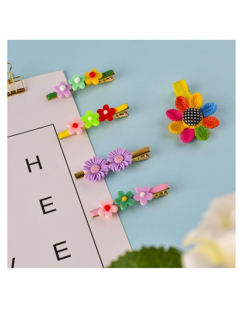 Baby Hair Clips, Hair Clips for Girls, Cute Hair Clips Candy Rainbow Cartoon Mini Hairpins Toddler Girl Hair Barrettes Flower Fruit Butterfly Hair Clips Sweet Newborn Infants Kids Hair Accessories - Image 4