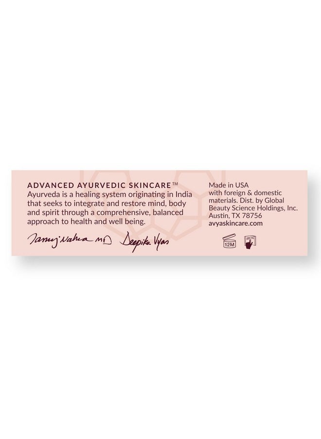 أفيا سكين كير - مرطب AVYA SPF 40 شفاف ملون مع حمض الهيالورونيك والشاي الأخضر - علاج متقدم للعناية بالبشرة الأيورفيدية لبشرة متوازنة وأكثر إشراقًا / لون بشرة فاتح وفاتح - اللون رقم 1 (0.34 أونصة/10 مل) - Image 1