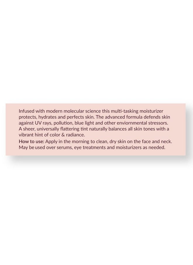 أفيا سكين كير - مرطب AVYA SPF 40 شفاف ملون مع حمض الهيالورونيك والشاي الأخضر - علاج متقدم للعناية بالبشرة الأيورفيدية لبشرة متوازنة وأكثر إشراقًا / لون بشرة فاتح وفاتح - اللون رقم 1 (0.34 أونصة/10 مل) - Image 1