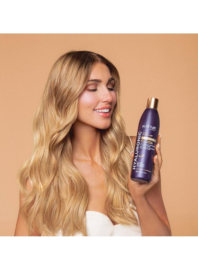 Kativa Hyaluronic Shampoo Deep Hydration and Anti-Breakage 500ml - Image 2